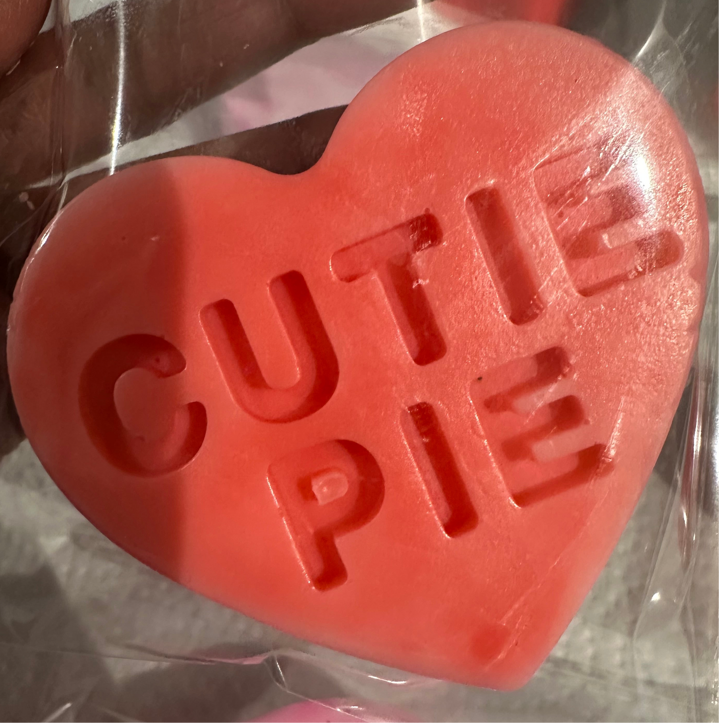 Love messages body soap