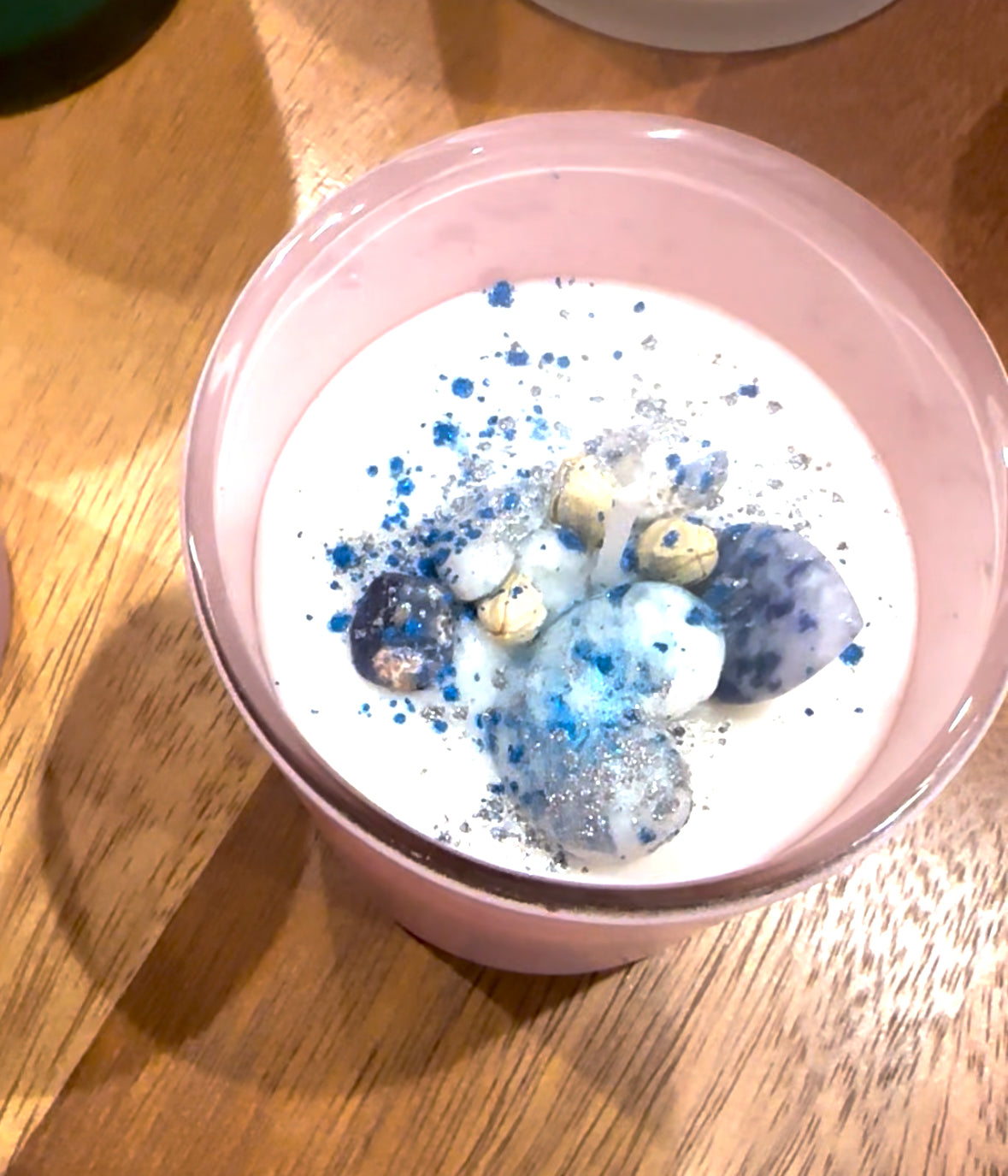 Soul-Love (Throat Chakra) Crystal Hidden Affirmation Candles