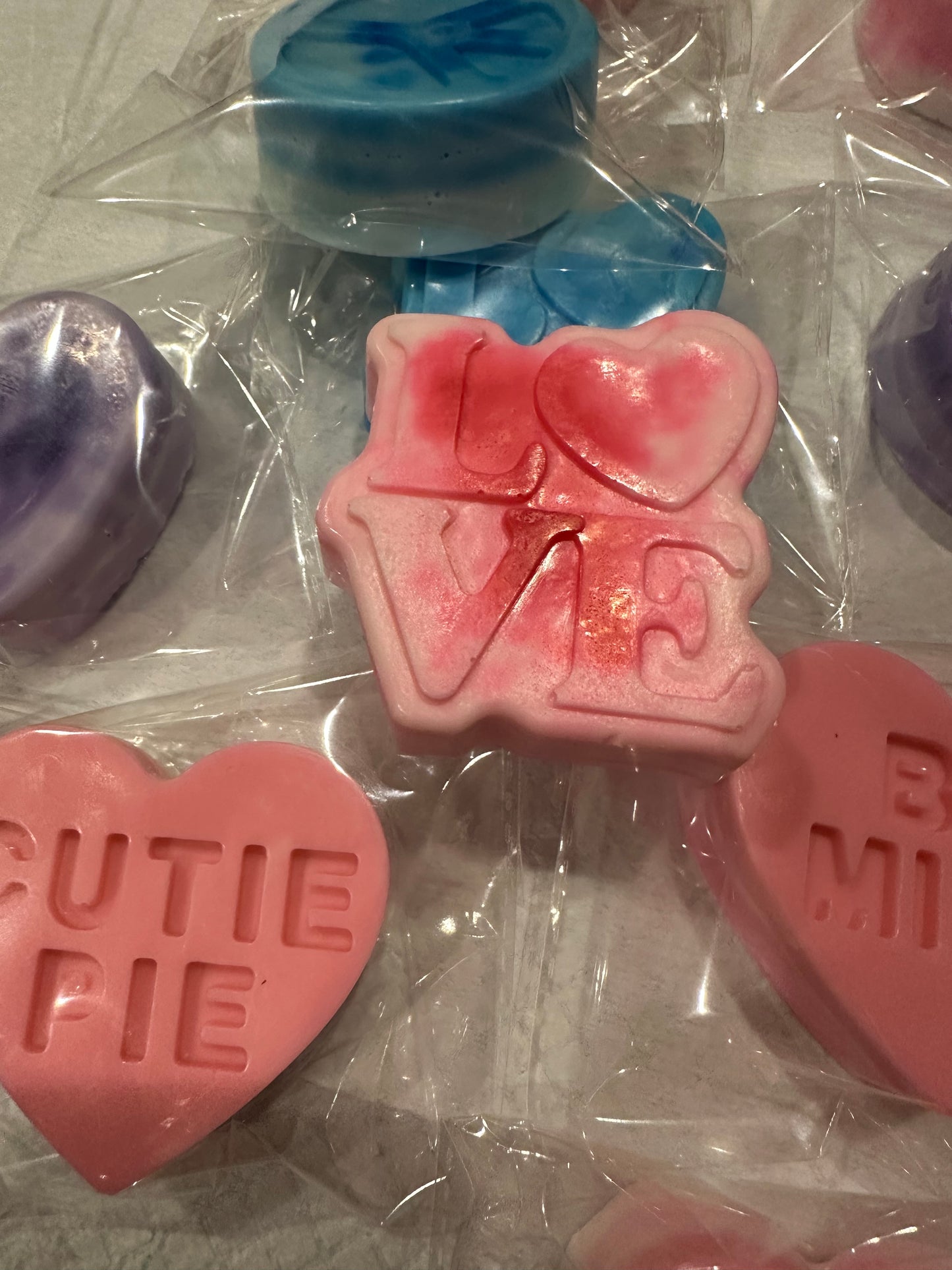 Love messages body soap