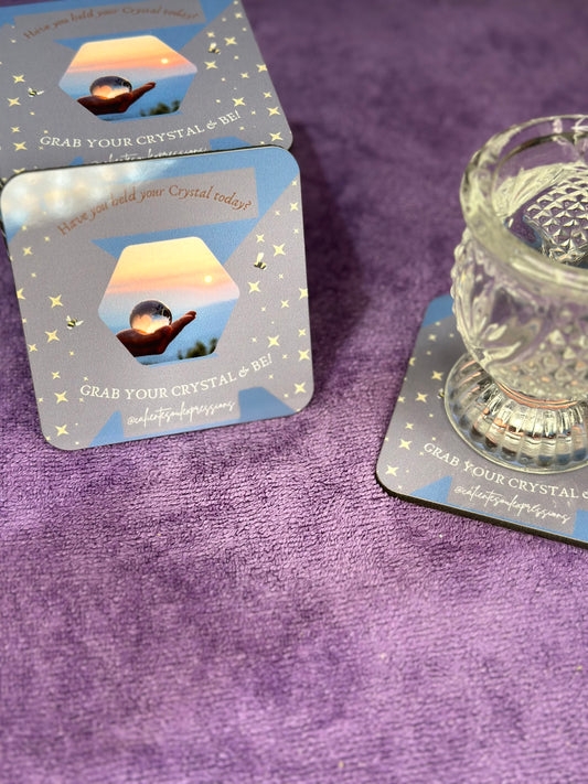 CalienteSoul Crystal Affirmation Coasters