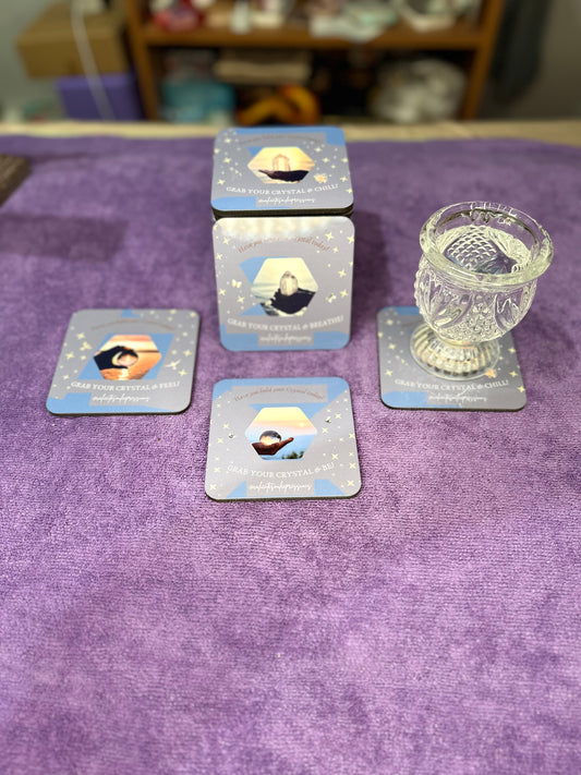 CalienteSoul Crystal Affirmation Coasters